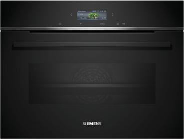 Siemens CB774G1B1 - iQ700, Einbau-Kompaktbackofen, Schwarz/Edelstahl, 60 x 45 cm